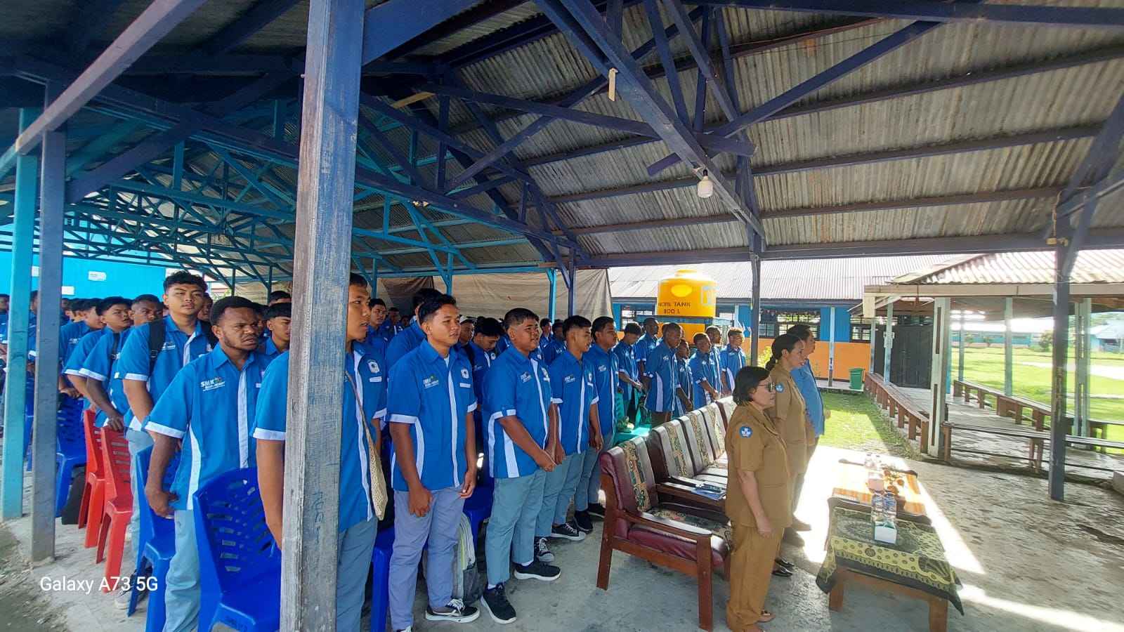 SMK Negeri 2 Teknologi dan Rekayasa Nabire Bekali 244 Siswa Sebelum PKL Enam Bulan