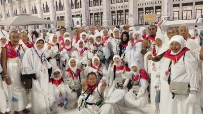(80 Jemaah Haji Nabire Tuntaskan Rukun Haji di Makkah, Bersiap Jalani Thawaf Perpisahan dengan Ka'bah)