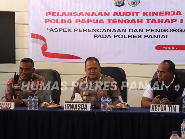 (Irwasda Polda Papua Tengah Pimpin Audit Kinerja di Polres Paniai Tahun 2026)