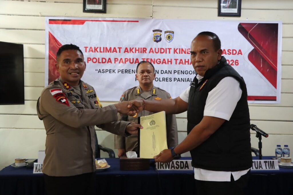 (Audit Kinerja Polres Paniai Rampung, Temuan Itwasda Polda Papua Tengah Jadi Bahan Evaluasi Menuju Polri Presisi)