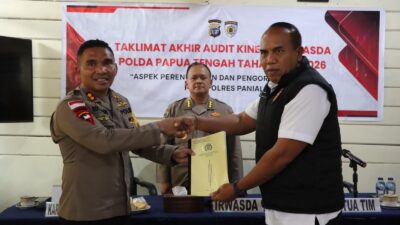 (Audit Kinerja Polres Paniai Rampung, Temuan Itwasda Polda Papua Tengah Jadi Bahan Evaluasi Menuju Polri Presisi)