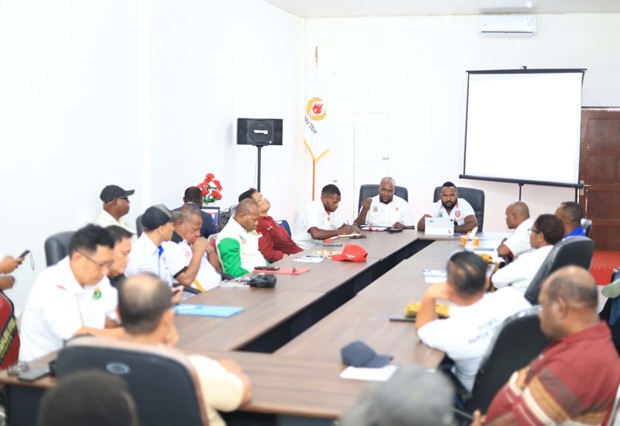 (Rakorpim KONI Papua Tengah di Nabire Satukan 8 Kabupaten Demi Misi Besar PON)