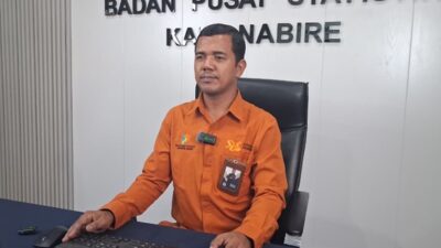 (Kepala BPS Kabupaten Nabire, Dio Benuvin Perkasa Ginting., SST)