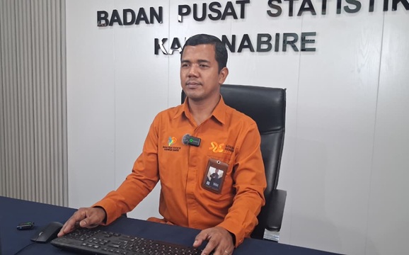 (Kepala BPS Kabupaten Nabire, Dio Benuvin Perkasa Ginting., SST)