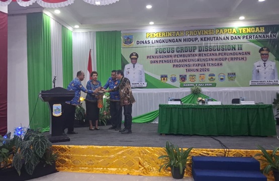 Pemprov Papua Tengah Perkuat Kebijakan Lingkungan melalui Penyusunan RPPLH 2026–2056