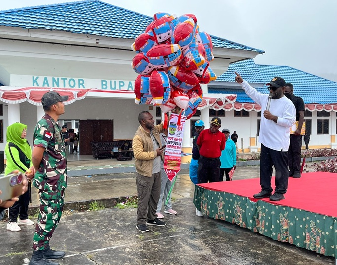 Bupati Deiyai Resmi Buka Lomba HUT Ke-81 Kemerdekaan RI 2026