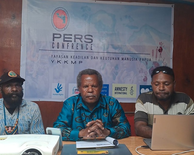 (Jumpa pers Yayasan Keadilan dan Keutuhan Manusia Papua)