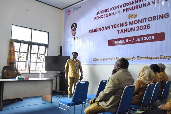 (Pemkab Puncak Jaya Tutup Juknis Konvergensi Stunting 2026, Perkuat Koordinasi Lintas Sektor)
