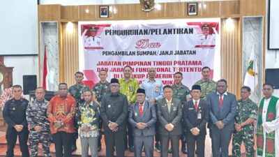 (Johannes Rettob Lantik Dwi Cholifah sebagai Kepala Inspektorat Mimika, Pemkab Terapkan Manajemen Talenta ASN)