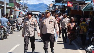 (Polres Paniai Tingkatkan Patroli KRYD untuk Jaga Situasi Kamtibmas Tetap Kondusif)