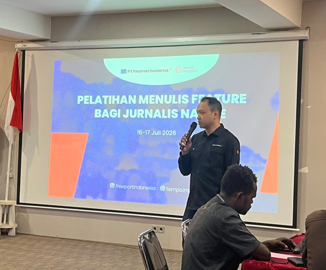 (Tempo Institute Bersama PTFI Latih Jurnalis Nabire Menulis Feature Profil)