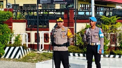 (Jelang HUT RI, Kapolres Paniai Beri Arahan Tegas kepada Seluruh Personel)