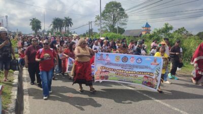(Pawai Budaya 78 TK Semarakkan Hari Anak Nasional di Mimika)