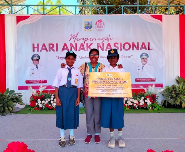 (Pelajar Deiyai Borong Juara English Competition Hari Anak Nasional 2026)