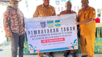 (Tiga Kabupaten di Papua Tengah Patungan Rp3 Miliar, Status Lahan PLTD Deiyai Akhirnya Tuntas)