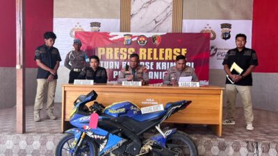 (Tak Sampai Sehari, Polisi Ungkap Kasus Curanmor di Paniai, Dua Pelaku Terancam 7 Tahun Penjara)