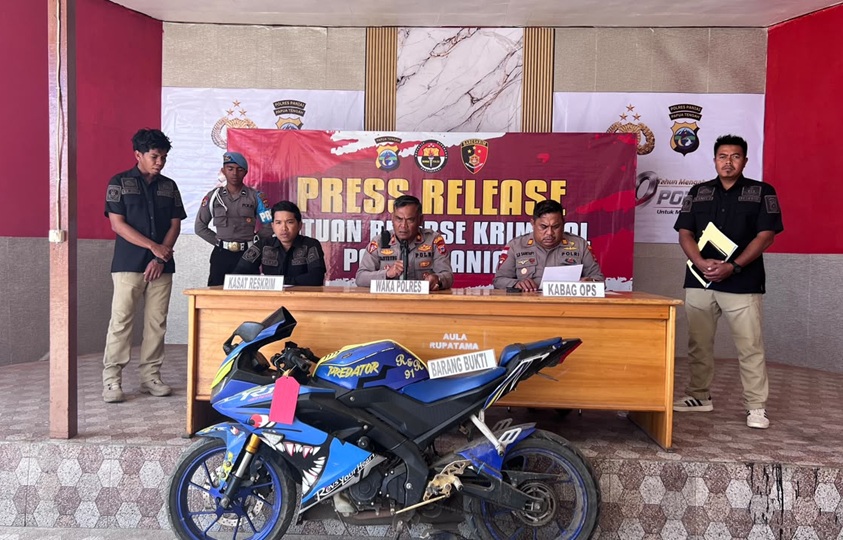 (Tak Sampai Sehari, Polisi Ungkap Kasus Curanmor di Paniai, Dua Pelaku Terancam 7 Tahun Penjara)