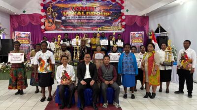 (FKUB Paniai Gelar Lomba Vokal Grup Antar Gereja, Perkuat Kerukunan dan Semangat HUT RI ke-81)