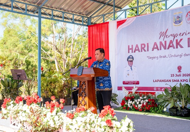 (Pesan Tegas Gubernur Meki Nawipa di HAN 2026: Tidak Boleh Ada Anak Papua Tengah Kehilangan Hak Belajar)