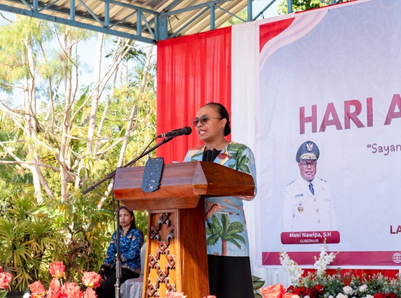 (Kepala Dinas Pendidikan Papua Tengah, Nurhaidah Nawipa)
