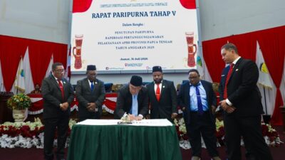 (APBD 2025 Papua Tengah Disetujui DPR, Pemprov Janjikan Anggaran Tepat Sasaran)