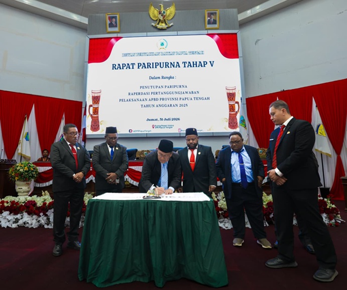 (APBD 2025 Papua Tengah Disetujui DPR, Pemprov Janjikan Anggaran Tepat Sasaran)