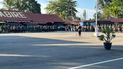 (Polda Papua Tengah Siagakan 730 Personel Gabungan untuk Pengamanan Aksi KNPB di Nabire)
