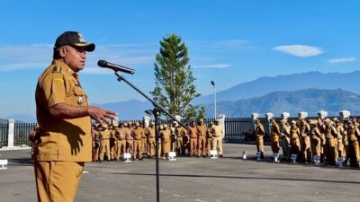 (Bupati Puncak Jaya Ajak ASN dan Warga Sukseskan HUT RI ke-81, Soroti Pentingnya Keamanan Daerah)