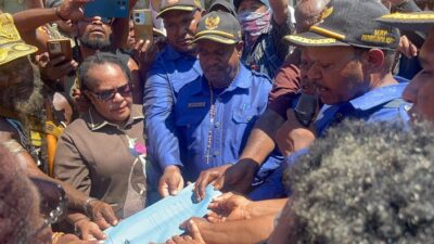 (KNPB Serahkan Pernyataan Sikap ke MRP Papua Tengah, Ini Isi Aspirasi yang Disampaikan)