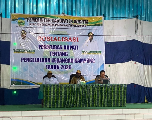 (Perbup Keuangan Kampung 2026 Disosialisasikan, Polres Dogiyai Siap Dampingi Aparatur Kampung)