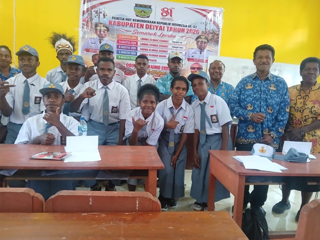 (SMAK Aweidabi Juara Lomba Cerdas Cermat HUT ke-81 RI di Deiyai)