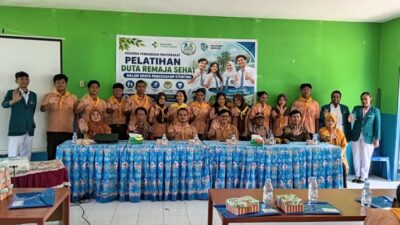 (Pelatihan Duta Remaja Sehat Digelar di Wanggar, Poltekkes Kemenkes Jayapura Kampus Nabire Perkuat Upaya Cegah Stunting)