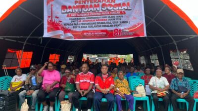 (Pemprov Papua Tengah Salurkan Bansos untuk 645 Warga Jelang HUT ke-81 RI)