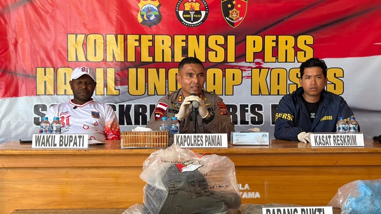 (Penikaman di Pasar Enarotali Terungkap Kurang dari 24 Jam, Polres Paniai Amankan Terduga Pelaku)