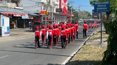 (Ini Daftar Pemenang Lomba Gerak Jalan HUT ke-81 RI Tingkat Kabupaten Nabire)