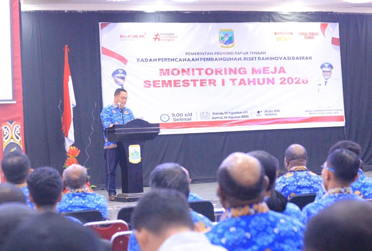 (Serapan APBD Papua Tengah Baru 33,37 Persen, Sekda Minta OPD Percepat Program)