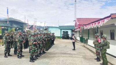 (Antisipasi Imbas Aksi Demo di Nabire, TNI-Polri dan Satgas 405 Perketat Kesiagaan di Mapia)