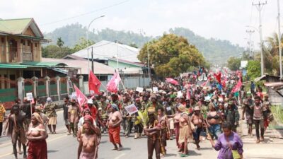 (KNPB Turun ke Jalan di Nabire, Ini Aspirasi yang Disampaikan ke DPR Papua Tengah)