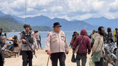 (Momentum 15 Agustus, Patroli Gabungan TNI-Polri Diperketat di Paniai)