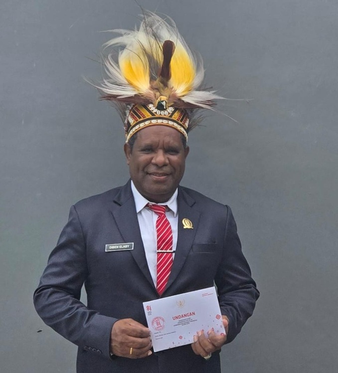 (Wakil Ketua I DPRP Papua Tengah, Diben Elaby)