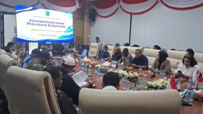 (Pemprov Papua Tengah Teken Mou Dengan 30 Perusahaan Media, Ini Pesan Penting Gubernur Meki Nawipa)