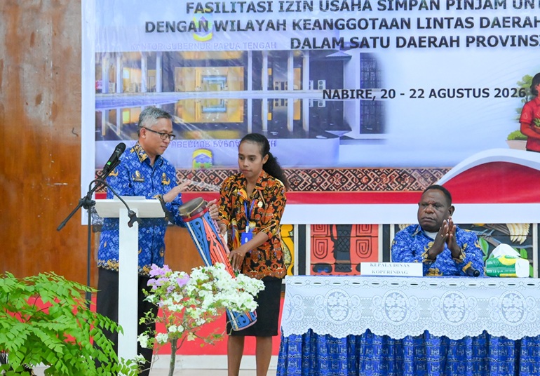 (Gubernur Dorong Kemandirian Koperasi Papua Tengah, Jangan Lagi Bergantung Bantuan Pemerintah)