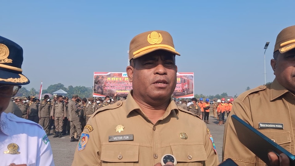 (Sekretaris Satgas Penanganan Karhutla Papua Tengah, Fun, S.Sos., M.Si)