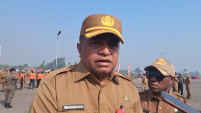 (Kepala Dinas Lingkungan Hidup, Kehutanan dan Pertanahan (DLHKP) Papua Tengah, Yan Richard Pugu, S.Hut., M.Si)