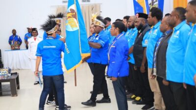 (Pelantikan KNPI Papua Tengah di Paniai, Ini Pesan Gubernur untuk Pemuda)