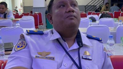(Kepala Seksi Teknik, Operasi, Keamanan dan Pelayanan Darurat Bandara Nabire, Alrido Simandjuntak)