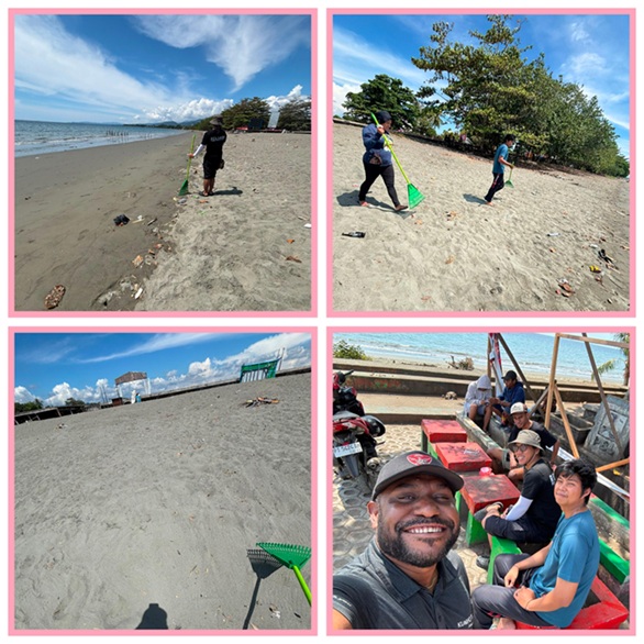 (Relawan Sampah Peduli Nabire Kembali Gelar Aksi Bersih Pantai, Ajak Warga Peduli Lingkungan)