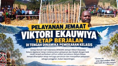 (Pemekaran Kelasis Ekawe Picu Perbedaan Jemaat, Pelayanan Viktori Ekauwiya Tetap Berjalan)