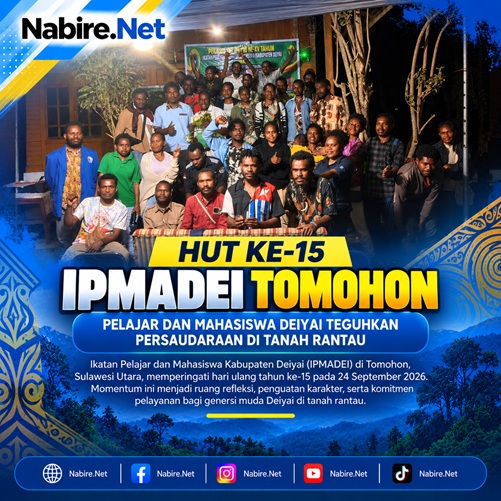 (HUT ke-15 IPMADEI Tomohon, Mahasiswa Deiyai Teguhkan Persaudaraan di Tanah Rantau)