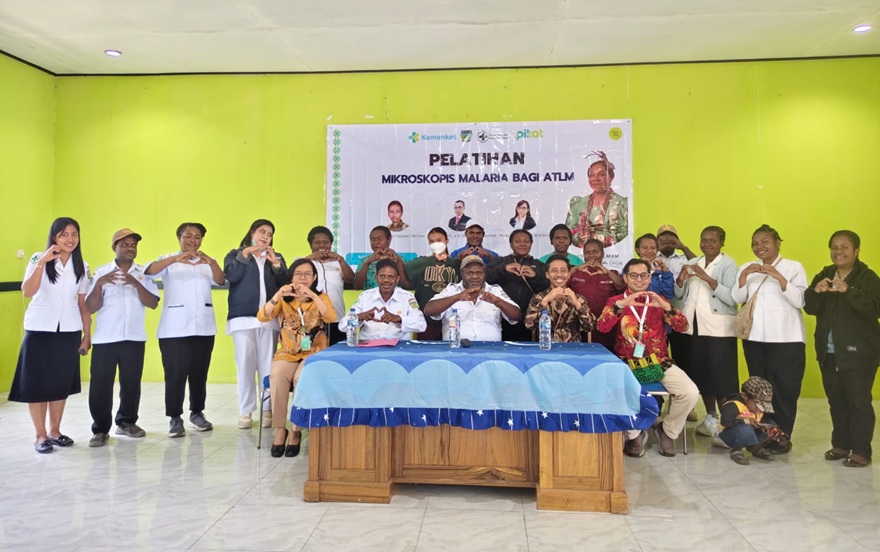 Dinkes Deiyai Tingkatkan Kompetensi ATLM Lewat Pelatihan Mikroskopis Malaria